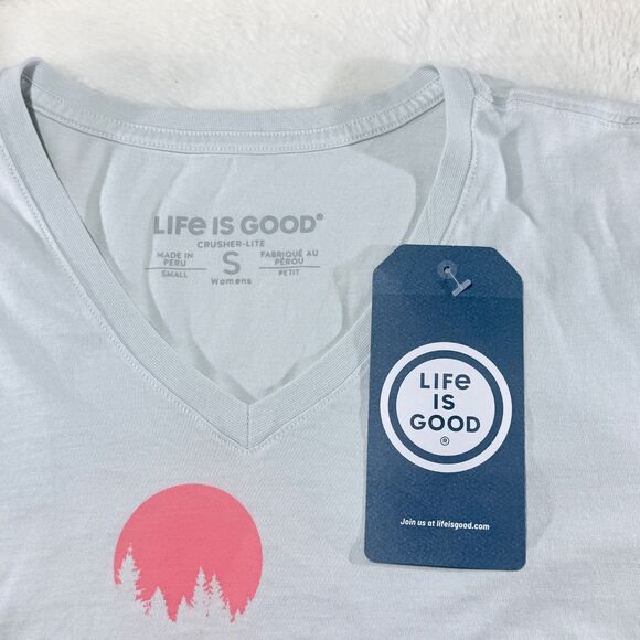 NWT Women's Life is Good Docktails LITE Crusher Vee Small - Picture 6 of 6